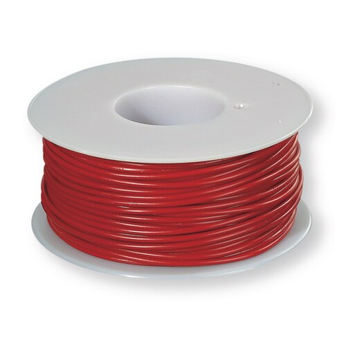 Bobine de câble rouge HO7 25m, 4 mm², mandrin de 45 mm